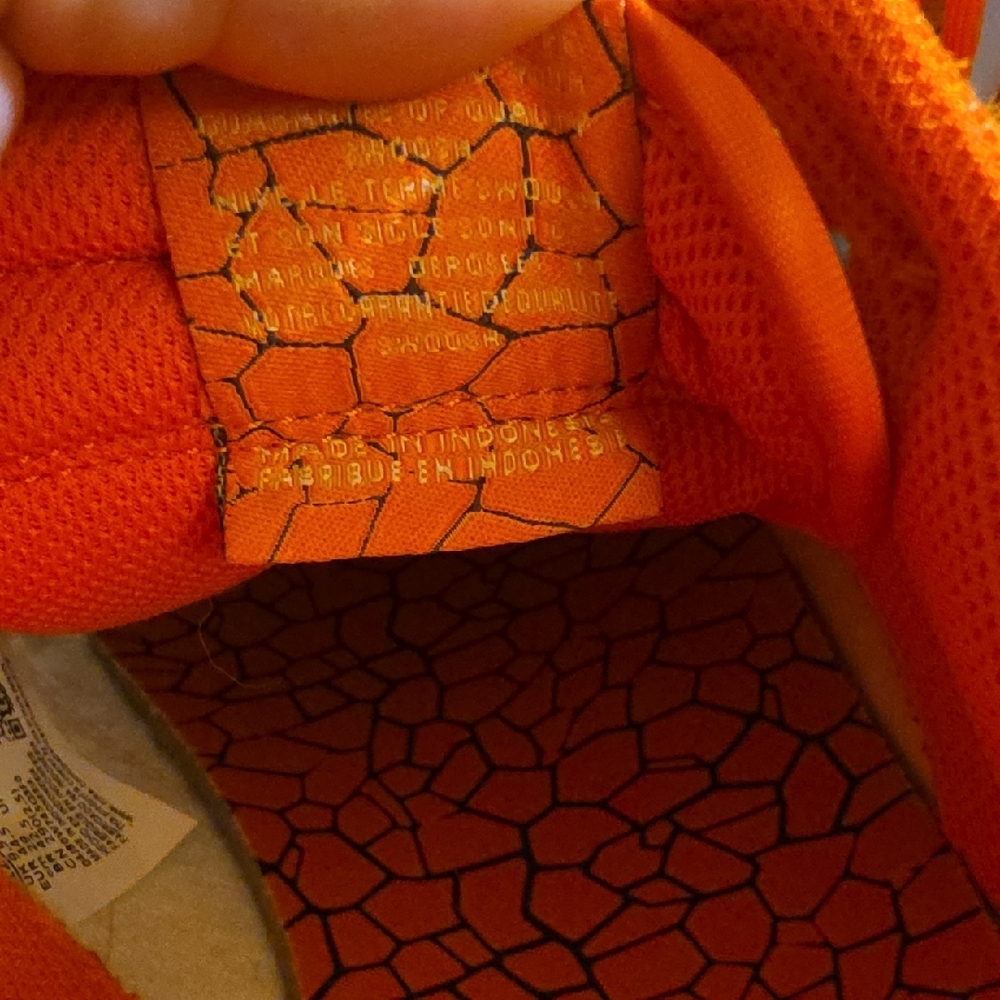 Nike SIZE 12 M size 14.5 W Nike Dunk Low Cracked Orange DS NEW FN7773-001 - Picture 7 of 8